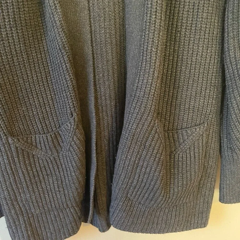 Anthropologie Knitted & Knotted Wool Blend Open Sweater Long‎ Cardigan